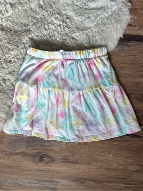 jumping beans Pastel Tie-Dye Skort in Pink, Yellow Purple & Aqua